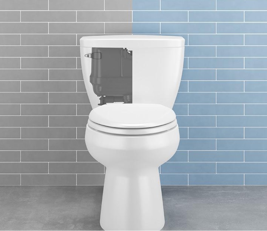 Sloan Pressure Assist RH ADA 1.0 gpf Power Flush Toilet